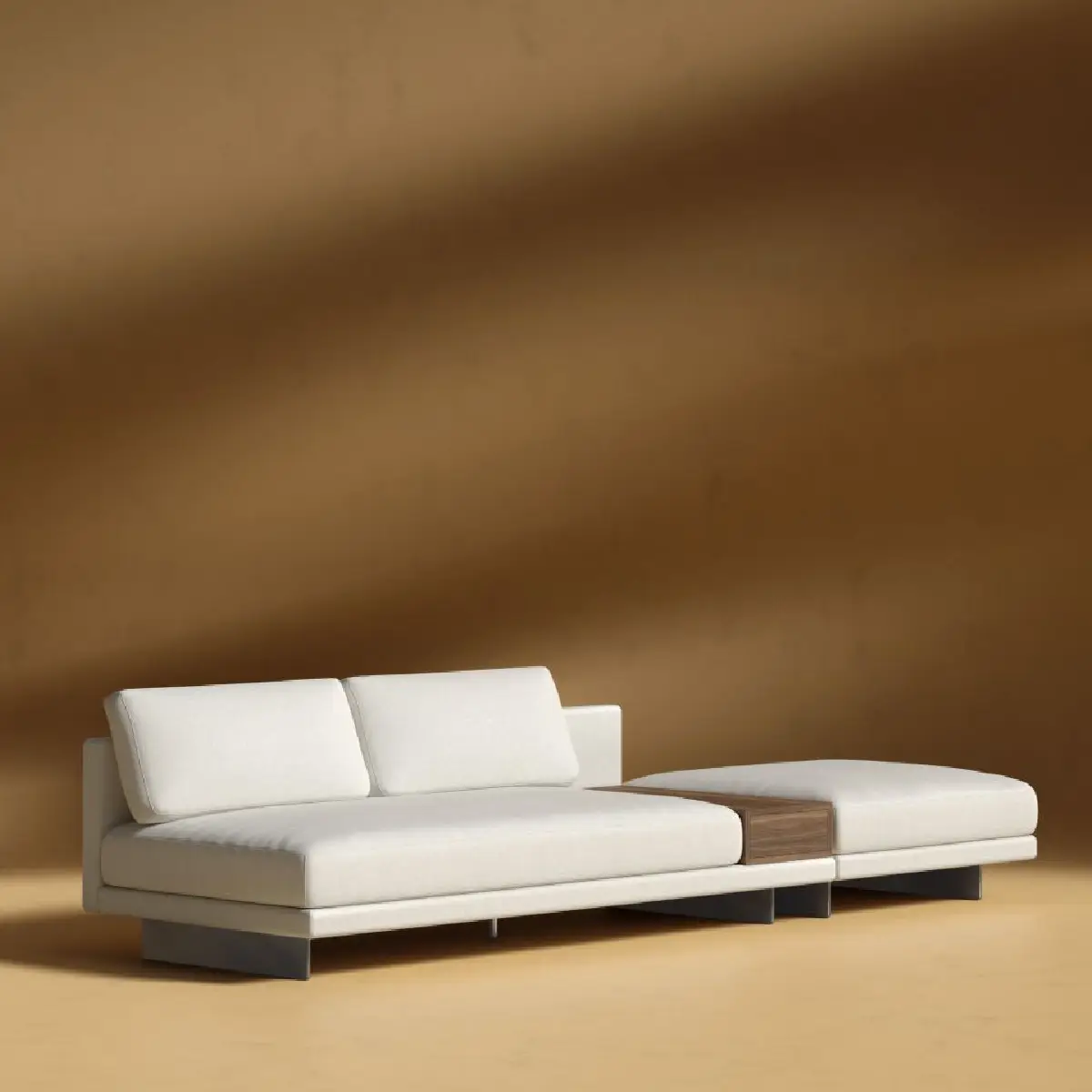 Dresden Open End Sofa with Side Table | Custom Logo Furniture